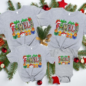We Are Family Christmas Shirt,Matching Christmas Shirt,Christmas Gift,Family Christmas Shirt,Christmas Family Matching Shirt