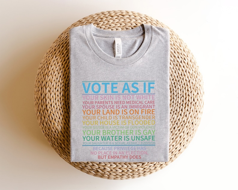 Vote As If Shirt, LGBTQ Shirt, LGBTQ Rights Shirt, Human Rights Shirt, Pride Shirt, Proud Shirt, Pride Month, Roe v Wade Shirt, Vote Gift bild 4