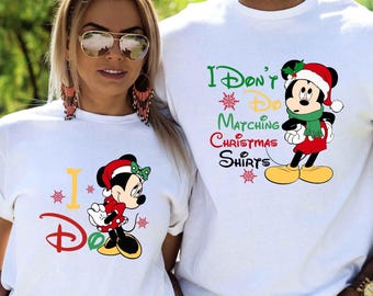 Magical Matching Christmas Sweatshirt, Retro Vibes Xmas Shirt Christmas Vacation Shirt Festive Crewneck Matching I Do And I Dont Tshirt
