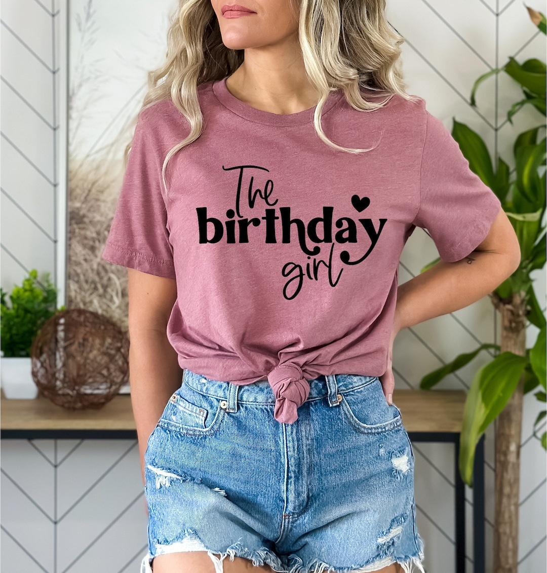 The Birthday Girl Shirt,birthday Party Girl Shirt,birthday Squad Shirt