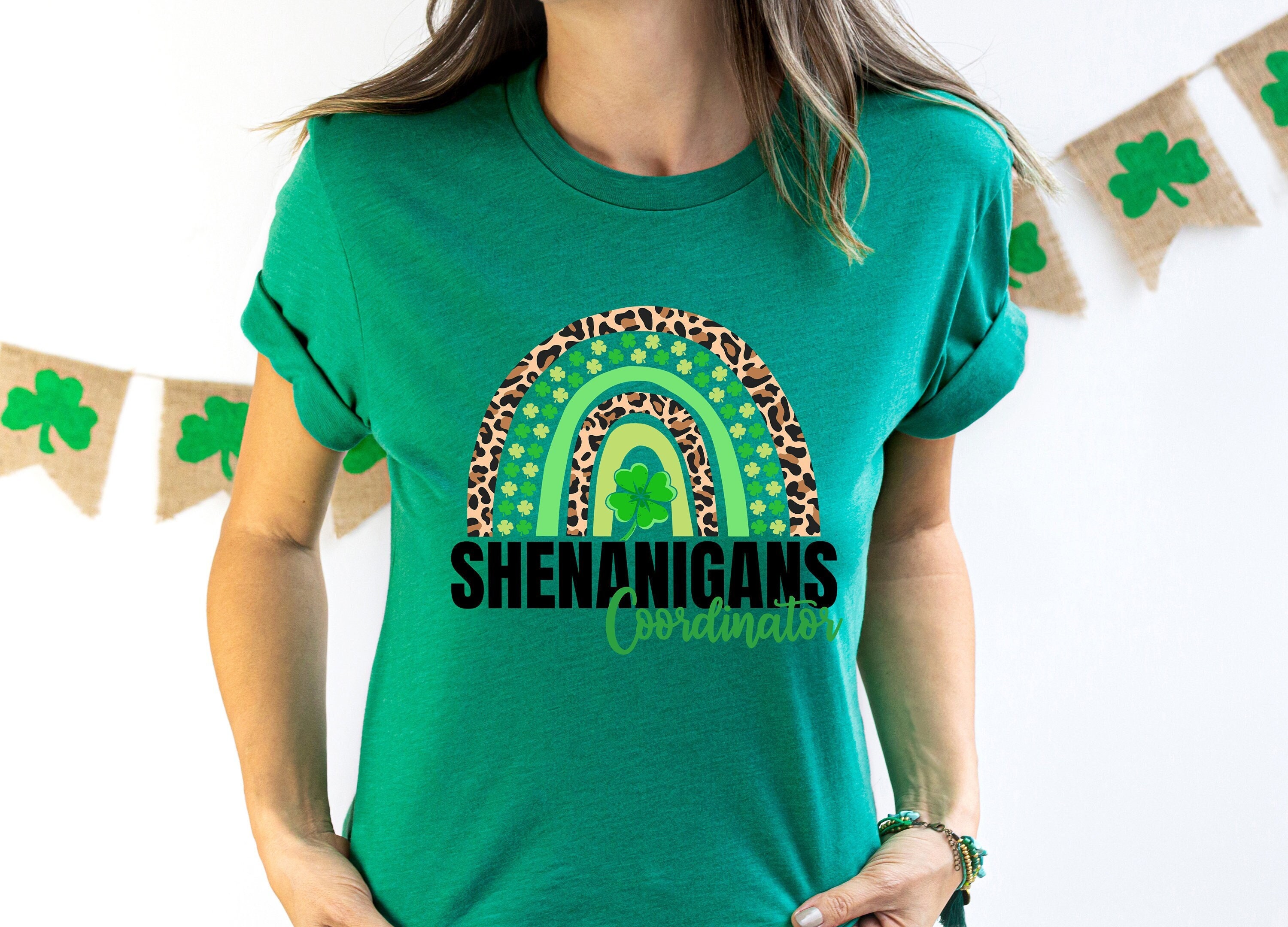 Shenanigans Coordinator St Patrick's Day Shirt,Lucky Shirt,Happy Go Lucky,Shamrock Shirt,St. Patty's Shirt,St Patrick's Day Gift,Irish Shirt