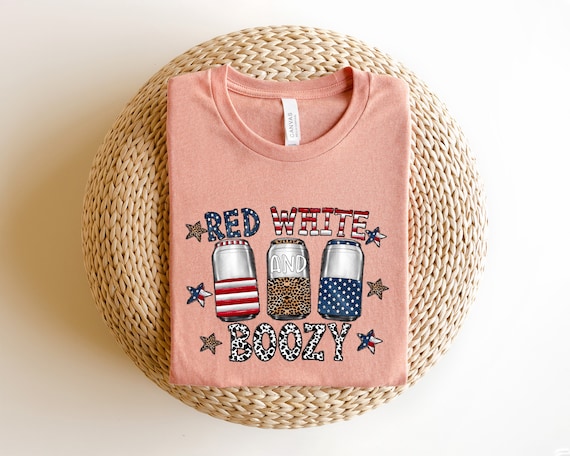 Bad & Boozy Shirt 4th July Women Patriotic Memorial Day Bad & Boozy Shirt 4th July Women Patriotic Memorial Day