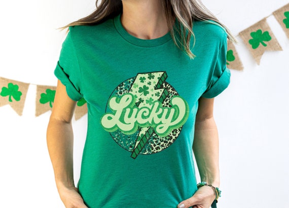 One Lucky Preschool Teacher Buffalo Shamrock St Patricks Day T-Shirt One Lucky Preschool Teacher Buffalo Shamrock St Patricks Day T-Shirt