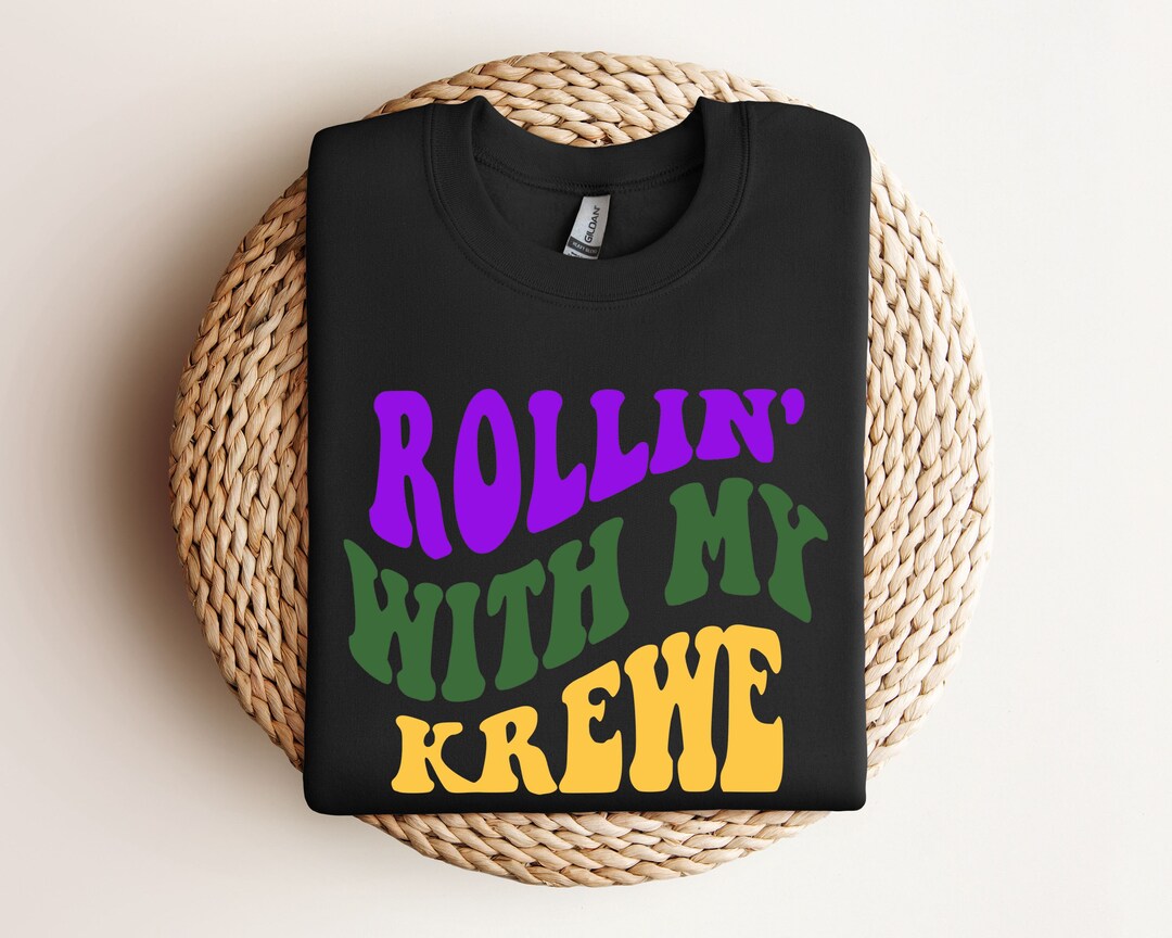 Mardi Gras Creations QUEEN OF THE KREWE Pullover