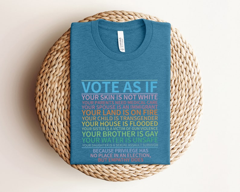 Vote As If Shirt, LGBTQ Shirt, LGBTQ Rights Shirt, Human Rights Shirt, Pride Shirt, Proud Shirt, Pride Month, Roe v Wade Shirt, Vote Gift bild 5