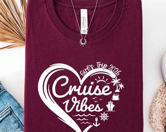 Girls Cruising 2026 Shirt, Cruise Shirt, Girls Trip Shirt, Girls Ship Shirt, Girls Vacation Shirt, Girls Trip 2026, Girls Cruise Squad Shirt
