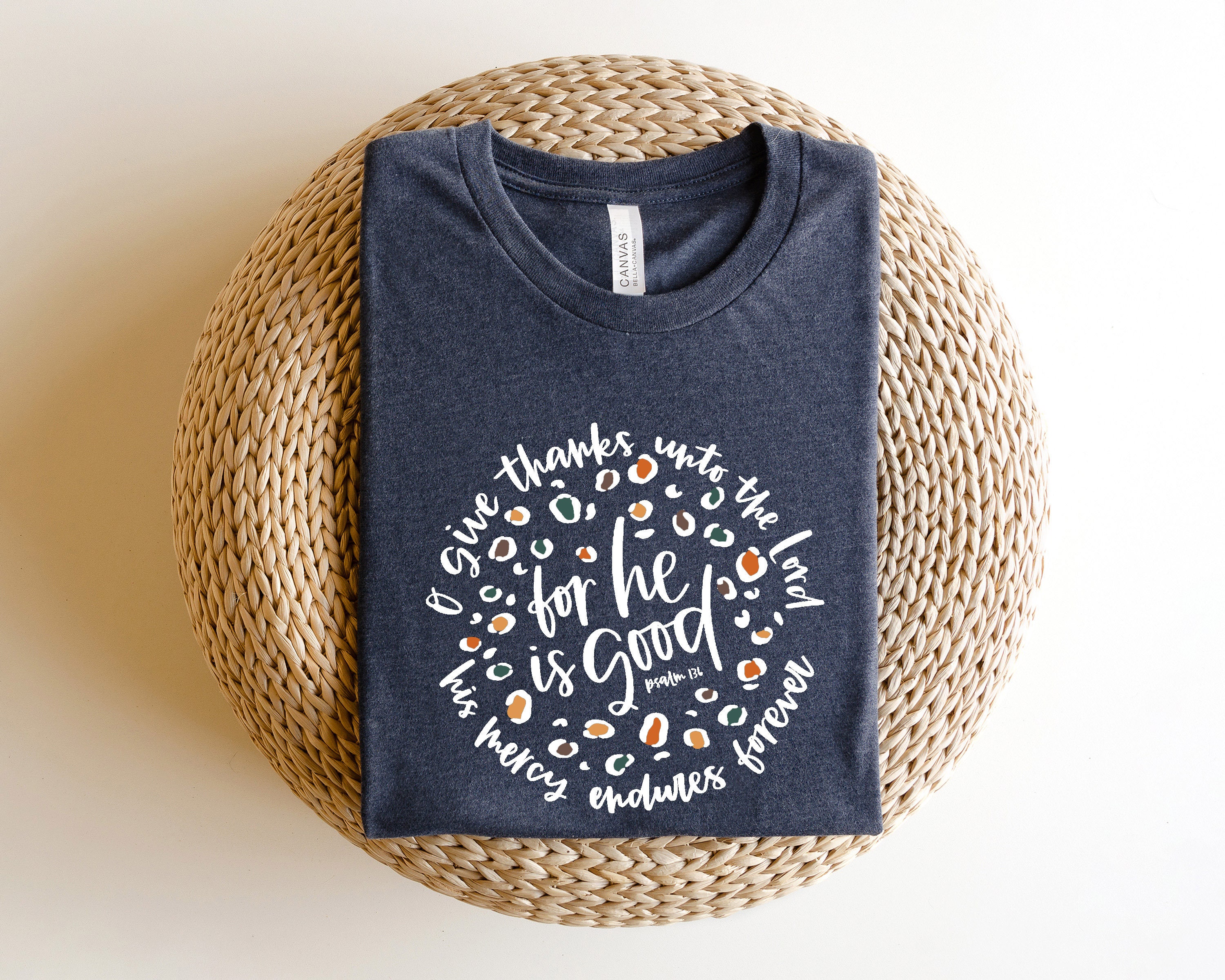 Hand Lettered Thanksgiving Scripture Hand Lettered Give Thanks Bible Verse Quote Thanksgiving Shirt ...