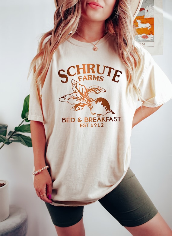 Schrute Farms Shirt, The Office, Schrute Farms, Bed and Breakfast Shirt,Christmas Gift Shirt, est 1812, Michael Scott, Dwight Schrute