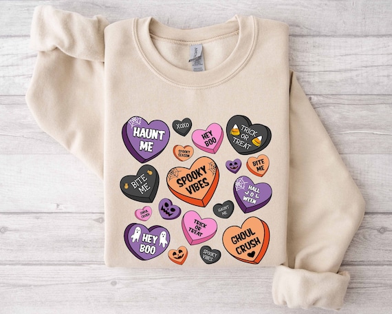 Spooky Vibes Sweatshirt, Halloween Shirt, Halloween kids shirt ,Halloween Gift, Funny Halloween Shirt, Spooky Vibes Shirt