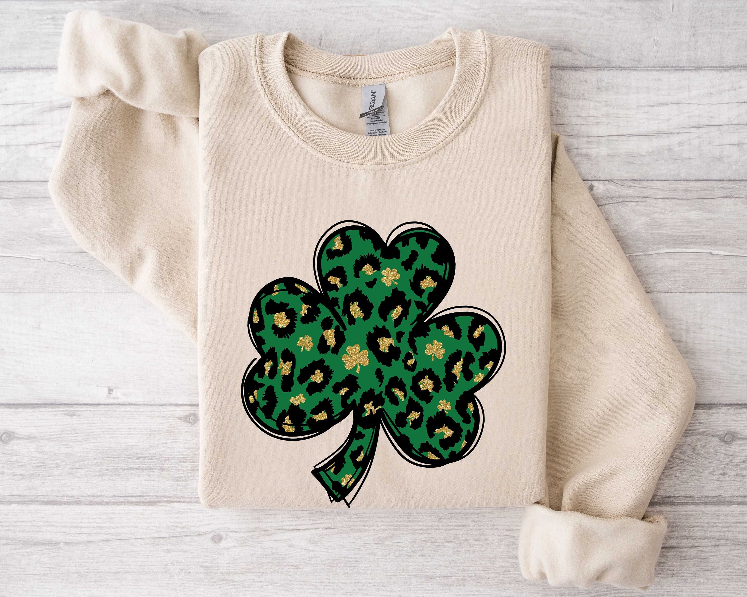St. Patrick's Day Sweatshirt, Shamrock Sweatshirt, St