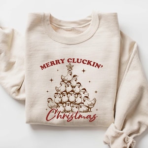 Chicken Christmas Sweatshirt, Christmas Chicken Shirt, Funny Christmas Chicken Shirt, Chicken Christmas Sweatshirt, Chicken Sweatshirt