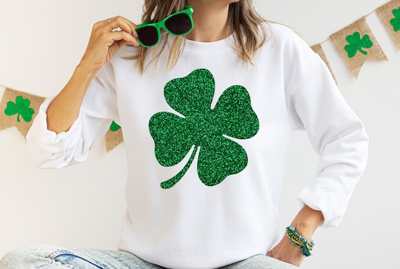 Womens st pattys shirt, glitter shamrock tee,st patricks day shirt,womens st paddys,cute st pattys shirt,st pattys women.Patricks Sweatshirt
