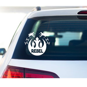 Rebel Car Decal