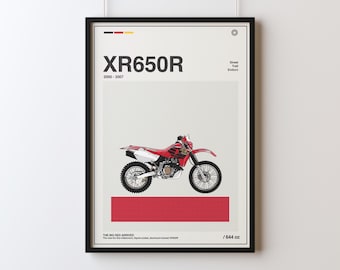 1980's Honda XR Printed Advertisement 