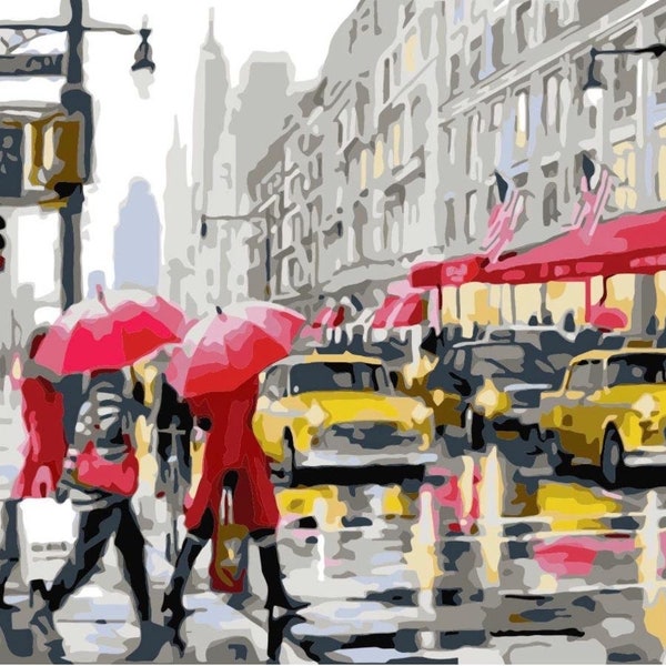 Paint by Numbers New York City Etsy