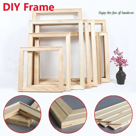 LJY&V Canvas Stretcher Bars 16x20 Inch Canvas Frame Easy To Assembl