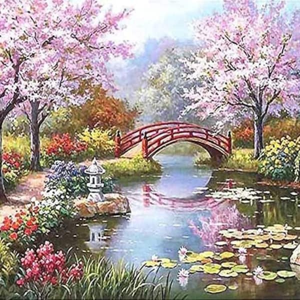 Paint by Number Kit Japanese - Etsy