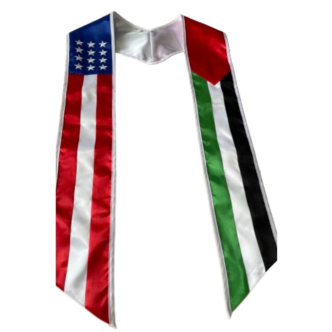 Palestine Graduation Stole Palestinian Graduation Sash Class of 2024