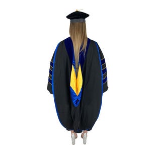 Doctoral Deluxe PhD Graduation Hood by Cappe Diem | Doctorate Students, Professors, and Faculty Academic Attire for University Graduation