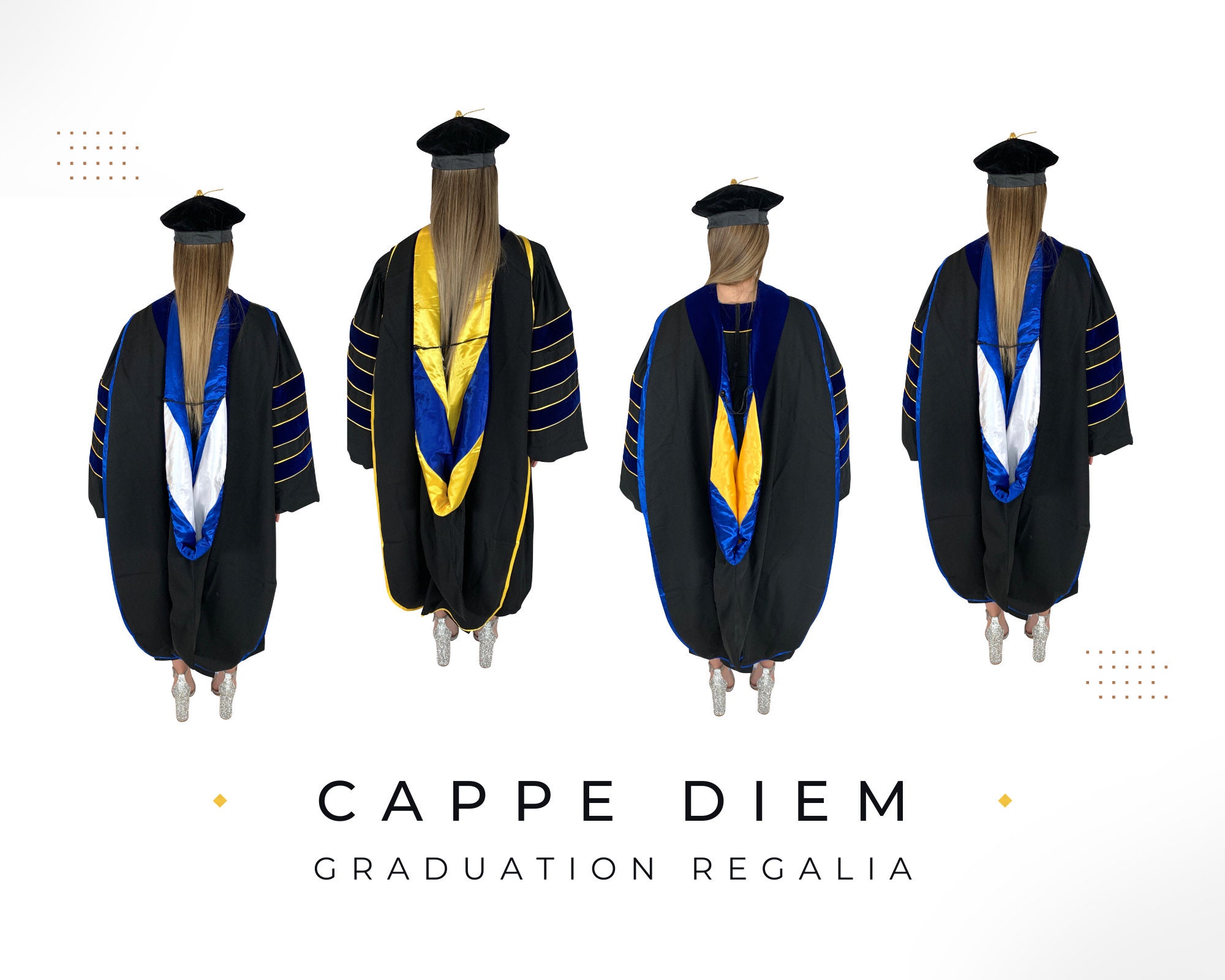 Bachelors Graduation Gown, Cap & Hood Set | Graduation Attire – Evess Group