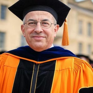 Cappe Diem Doctoral Orange Gown, Hood, & Tam Deluxe Set | Graduation Attire for University Doctorate Students, Professors, and Faculty