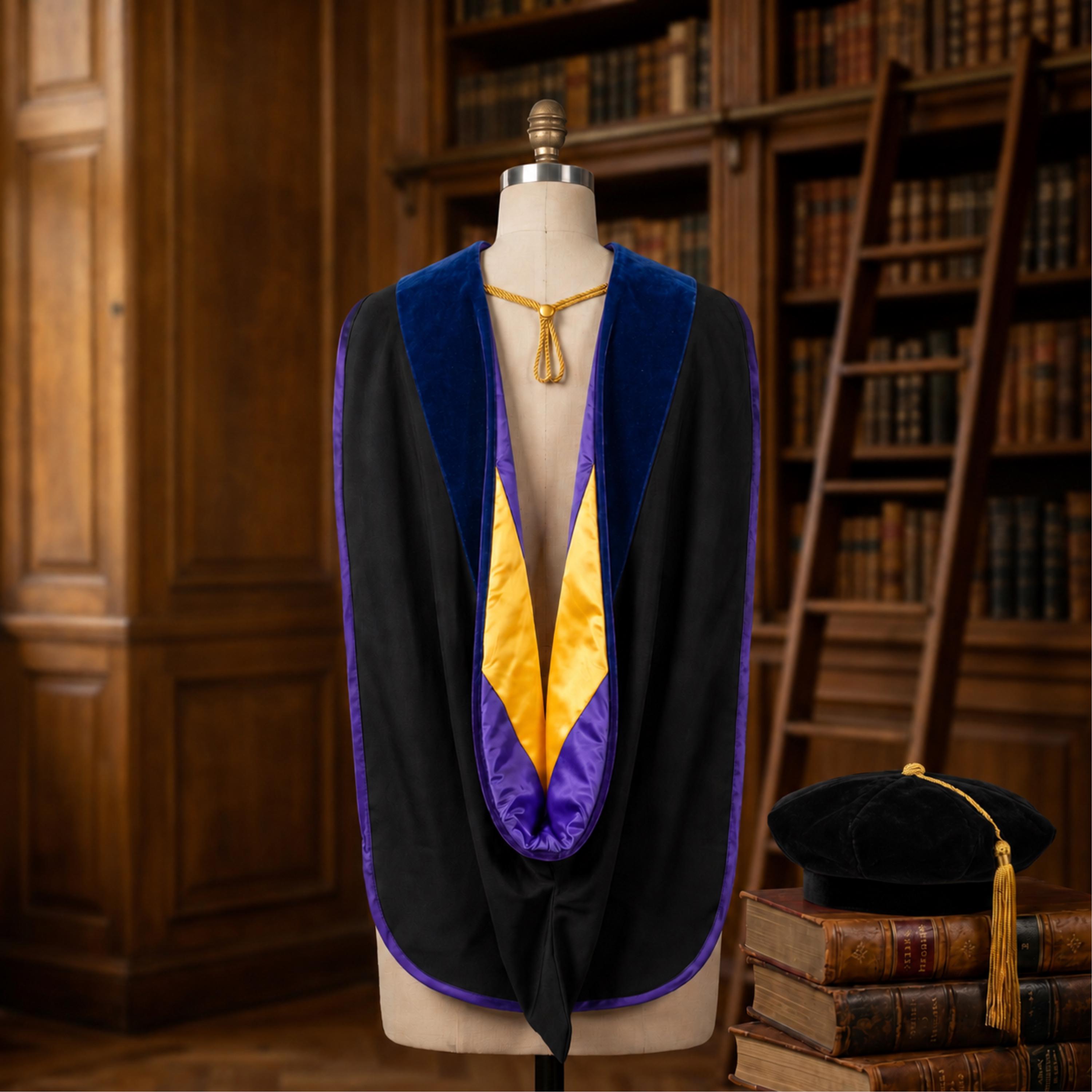 master degree graduation dress Deluxe Masters Gown 63 (6'6"
