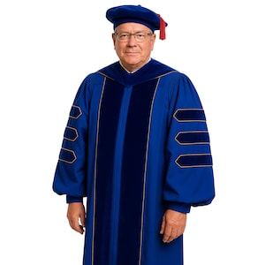 University of Florida Doctoral Regalia Replica | Graduation Gown, Hood & Tam Set for University Doctorate Students, Faculty, and Professors