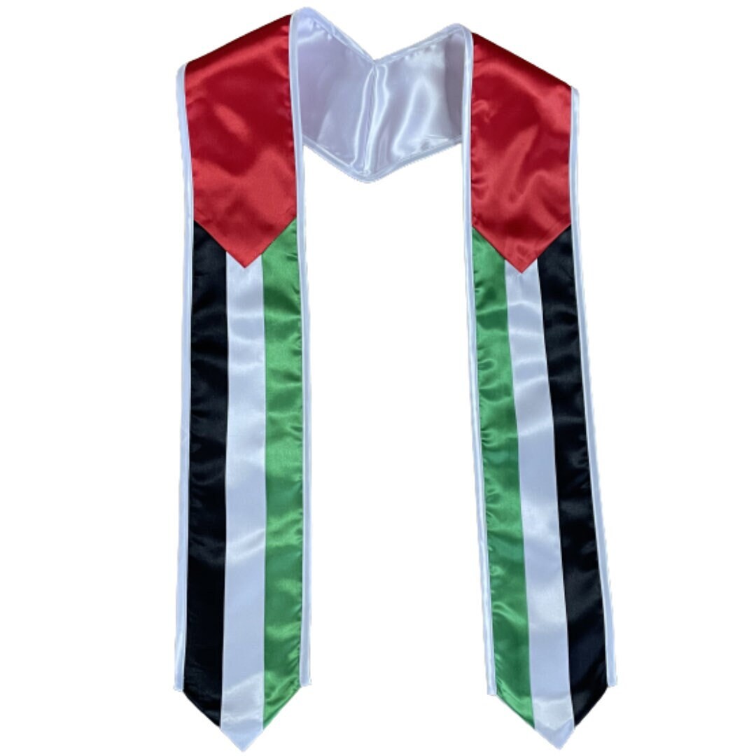 Palestine Graduation Stole Palestinian Graduation Sash Class of 2024