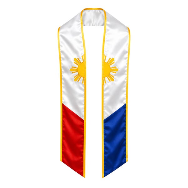 Philippines Graduation Stole Filipino Graduation Sash Class of 2026 Graduation Day Gift Adult Unisex