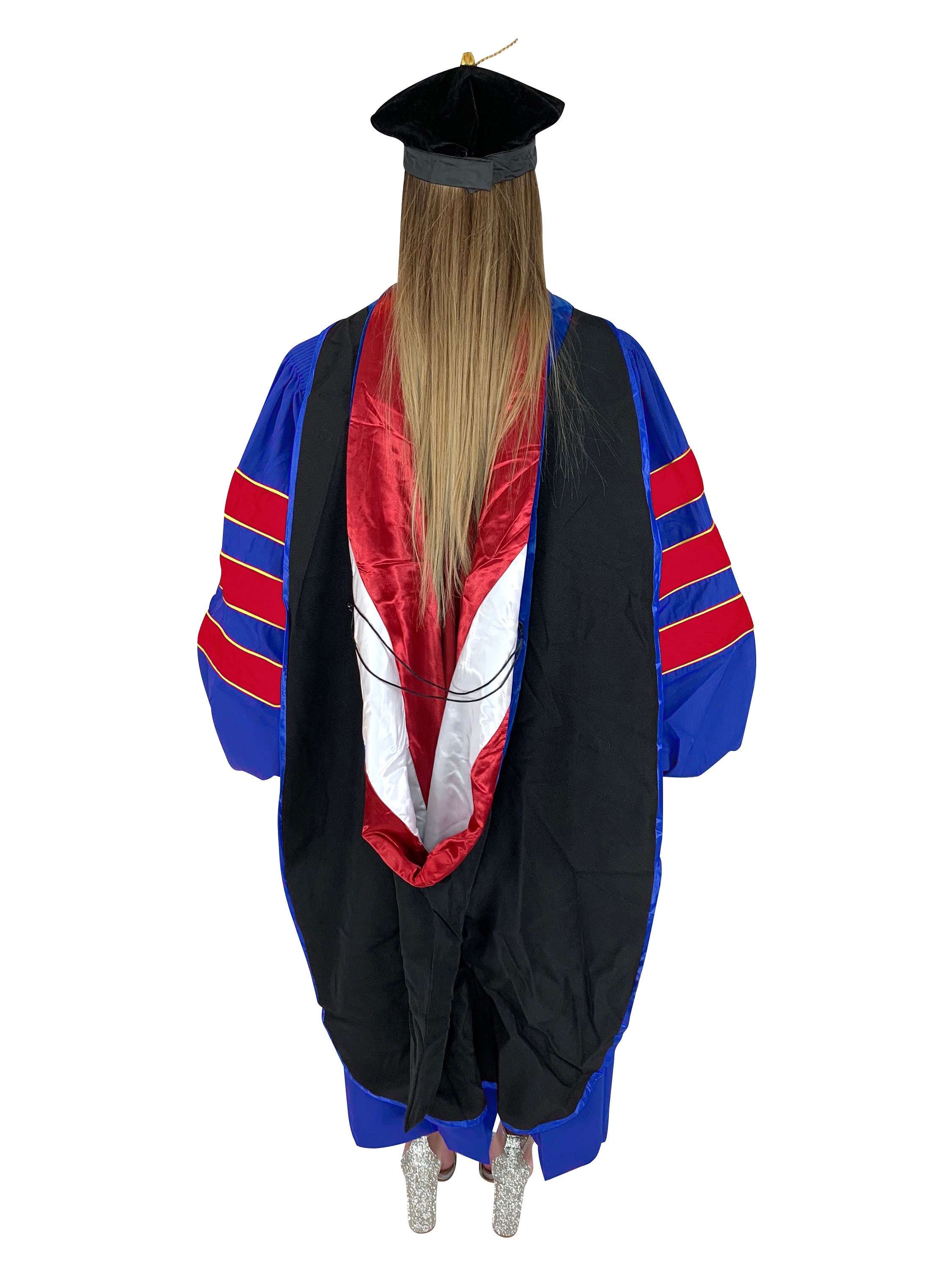 white christmas dresses Doctor of Law Doctoral Gown - Academic Regalia 54XL (5'9