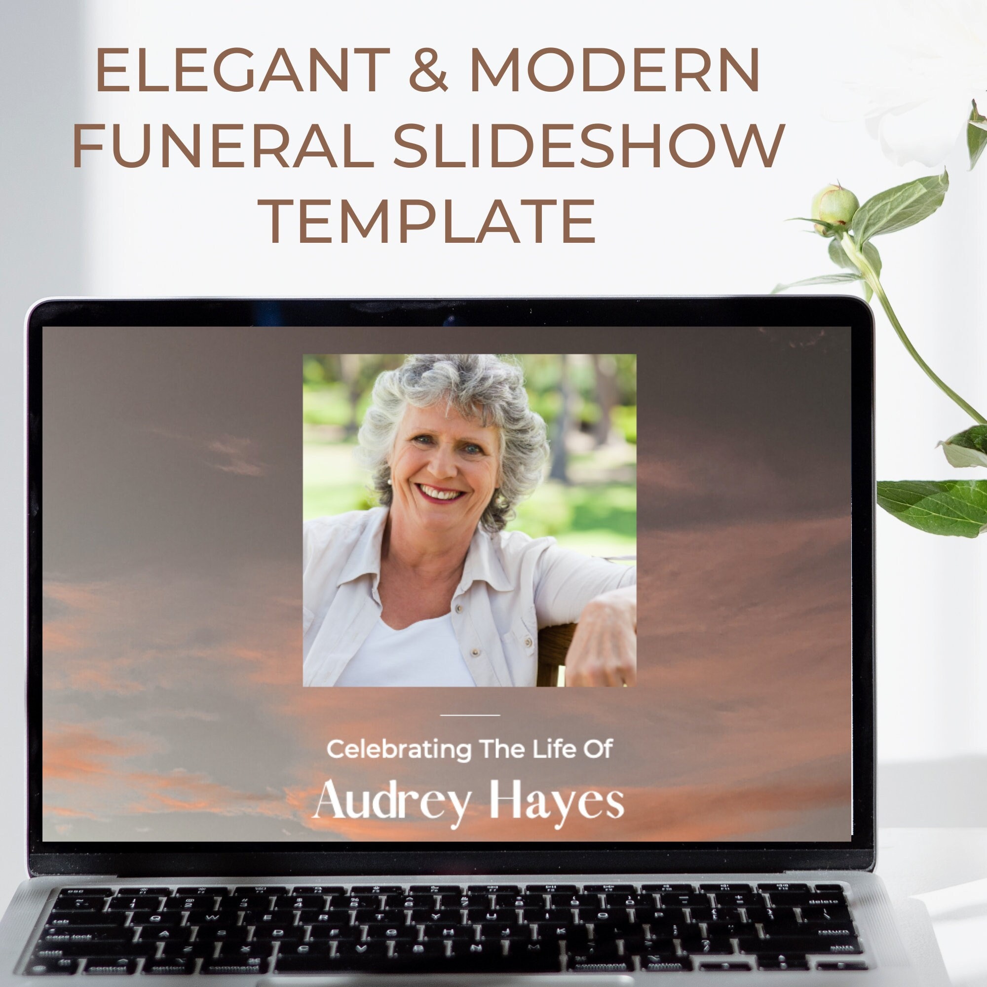 Modern and Elegant Funeral Slideshow Template Premium Celebration of Modern and Elegant Funeral Slideshow Template Premium Celebration of