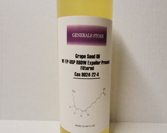 Aceite de semilla de uva NF/USP RBDW, filtrado
