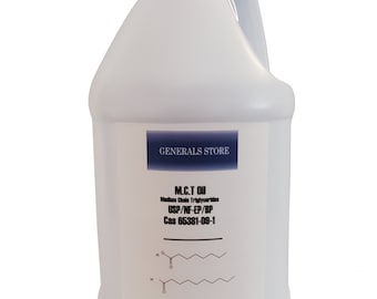 100% PURE MCT-olie ENORME 128oz (verhogen ketonen sneller sneller C8 & C10 MCT's usp/nf/fcc