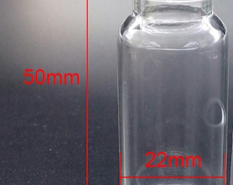 1200 viales de espacio de cabeza altos de 10 ml, vidrio transparente, parte superior engarzada de 20 mm, parte inferior plana
