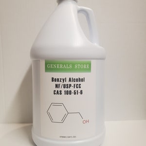 Benzyl Alcohol USP Grade Solvent Bacteriostatic Agent High Purity 128oz