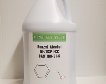 Pureza alta del agente bacteriostático del solvente del grado USP del alcohol bencílico 128oz