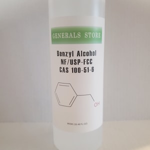 Benzyl Alcohol USP Grade Solvent Bacteriostatic Agent High Purity 32oz