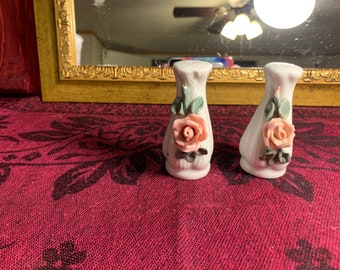 Vintage Porcelain Salt & Pepper Shakers