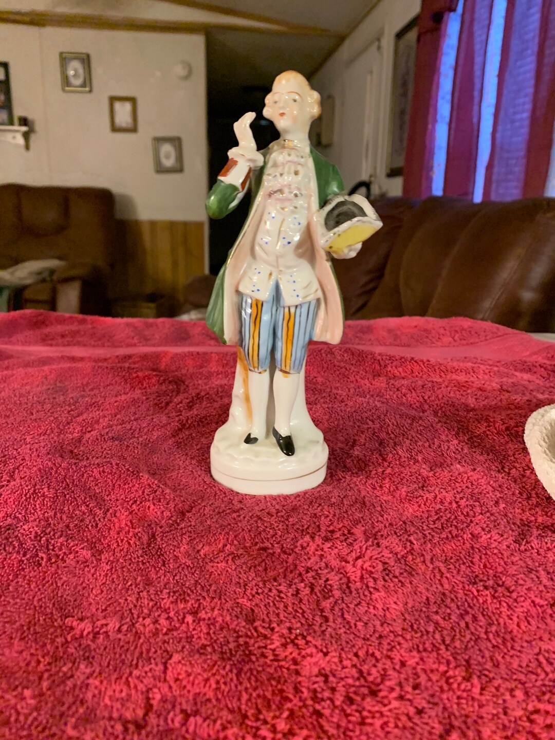 Vintage Fern Japan Porcelain Figurine Etsy