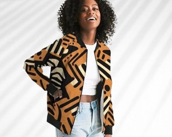 Bomber Jacket Women - Womens Light Bomber Jacket - Fall Jacket For Women - African Jacket - Africa Jacket - Bomberjacke Afrikanisch