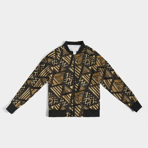 BOMBER JACKET WOMEN - Tribal Womens Light Bomber Jacket - Fall Jacket For Women - African Jacket - Africa Jacket - Bomberjacke Afrikanisch image 6