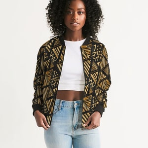 BOMBER JACKET WOMEN - Tribal Womens Light Bomber Jacket - Fall Jacket For Women - African Jacket - Africa Jacket - Bomberjacke Afrikanisch image 5