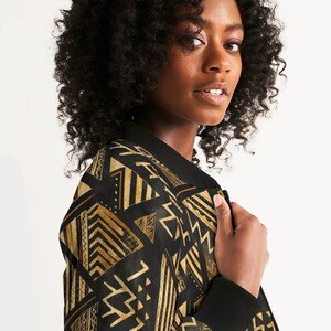 BOMBER JACKET WOMEN - Tribal Womens Light Bomber Jacket - Fall Jacket For Women - African Jacket - Africa Jacket - Bomberjacke Afrikanisch image 4