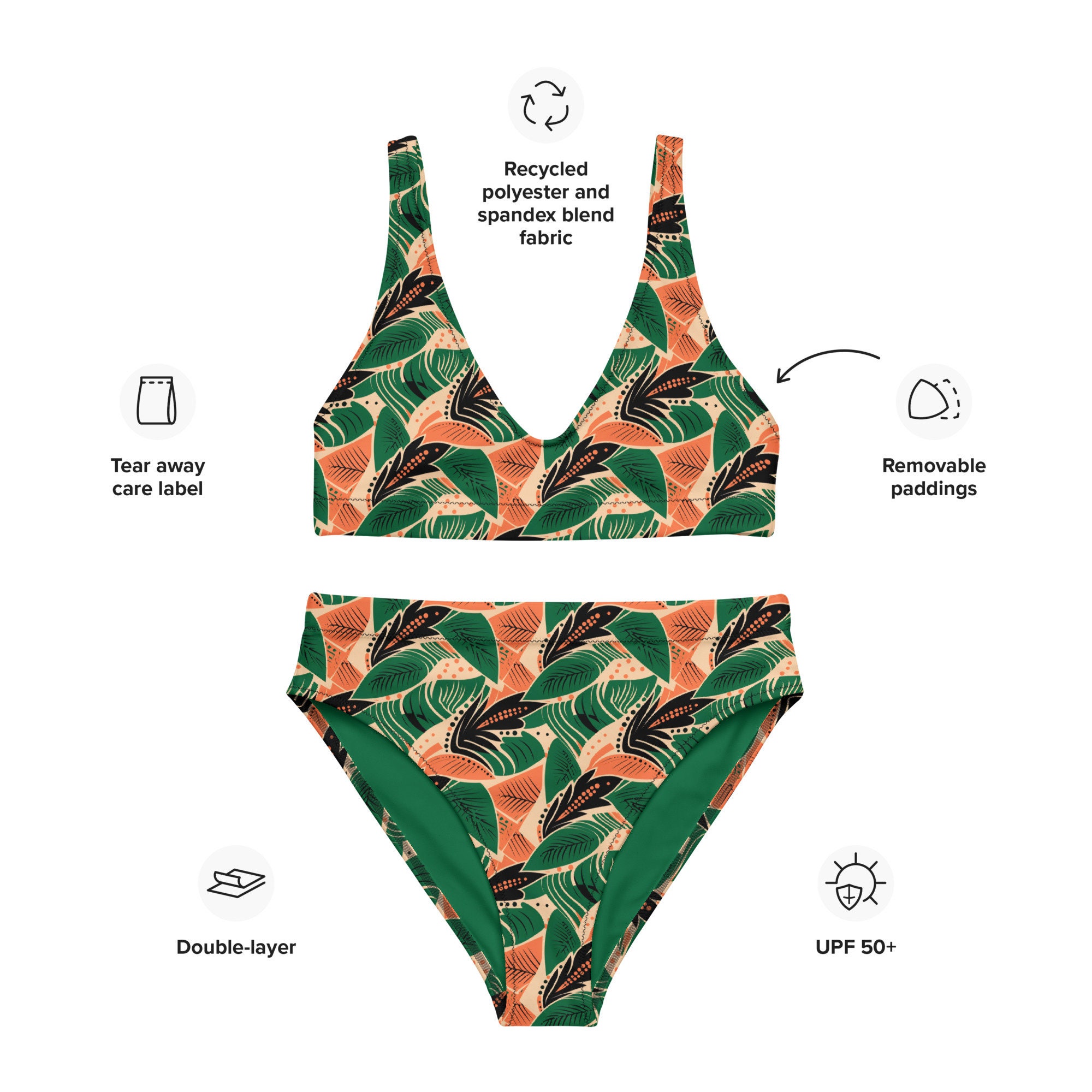 Matching Couples Swimsuits His and Hers Swimwear Tropical Couple Swimwear Matching Bathing Suits