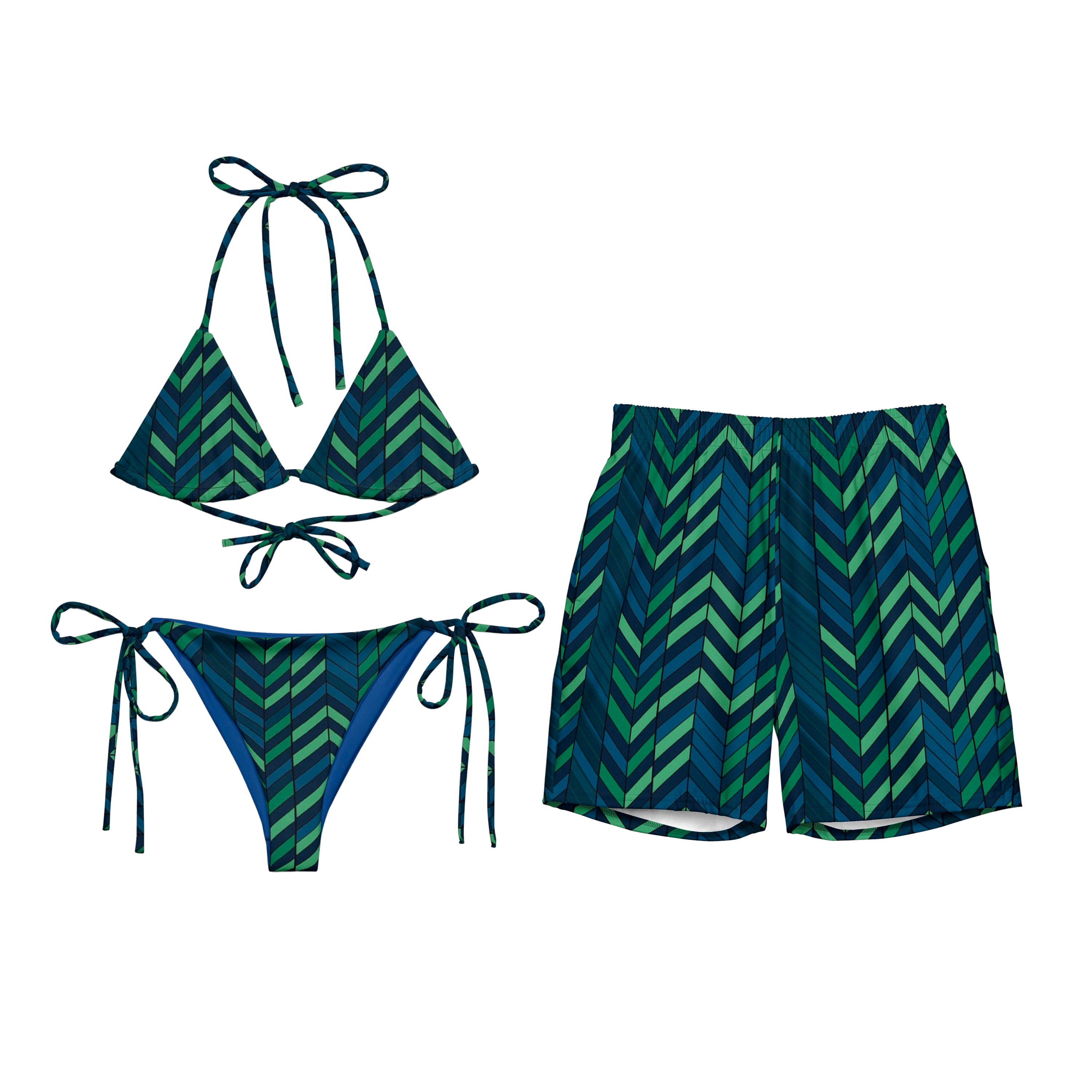 Matching Swimsuits for Couples Swimwear Set His and Hers Matching Bathing Suits for Honeymoon