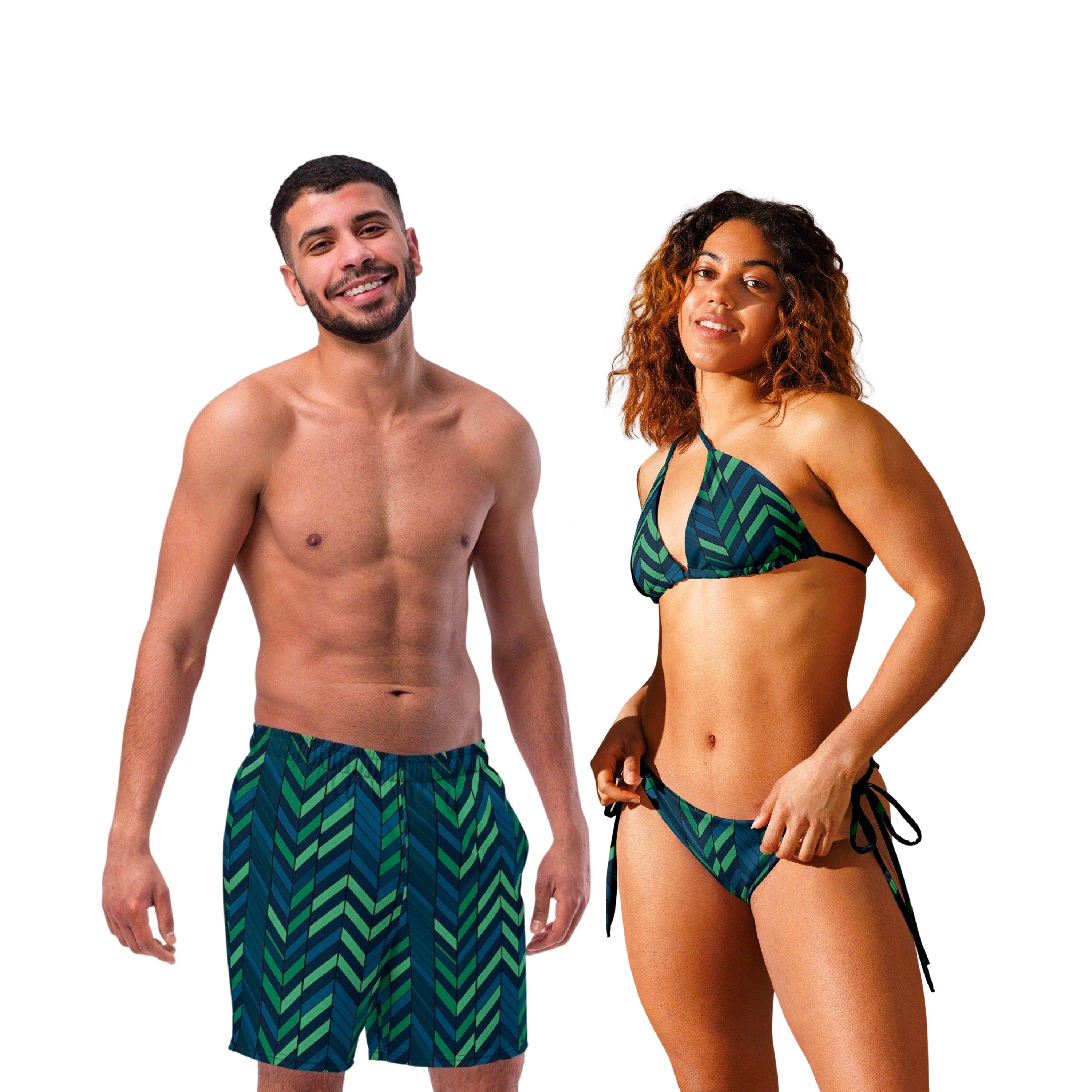 10 Matching Swimsuits for Couples That Pass the Vibe Check