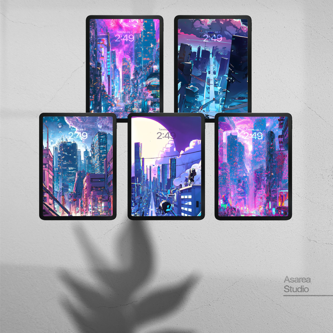 Cyberpunk City Wallpapers Desktop Wallpaper Laptop Wallpaper Tablet ...