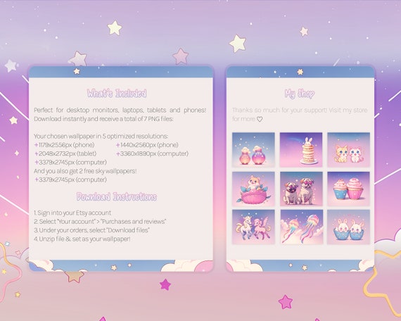 Download Kawaii Anime Aesthetic Desktop Theme Wallpaper