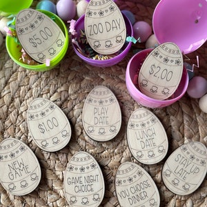 Easter Egg Tokens, Easter Basket Tokens, Custom Easter Tokens, Easter Prizes, Easter Decor