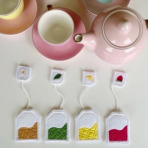 Montessori Felt Tea and Cookies Set, Pretend Tea and Cookies Set, Preschool Tea and Cookies Felt Toy